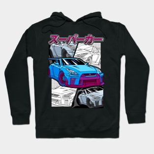 JDM GT-R Nippon Street Racing Car Hoodie